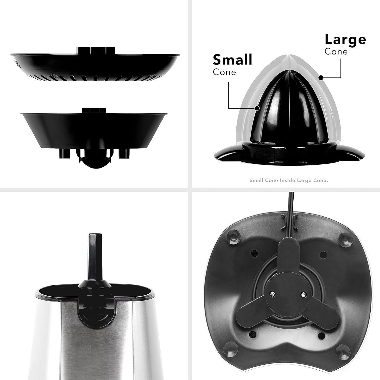 Duronic JE6SR Electric Citrus Juicer — image 3