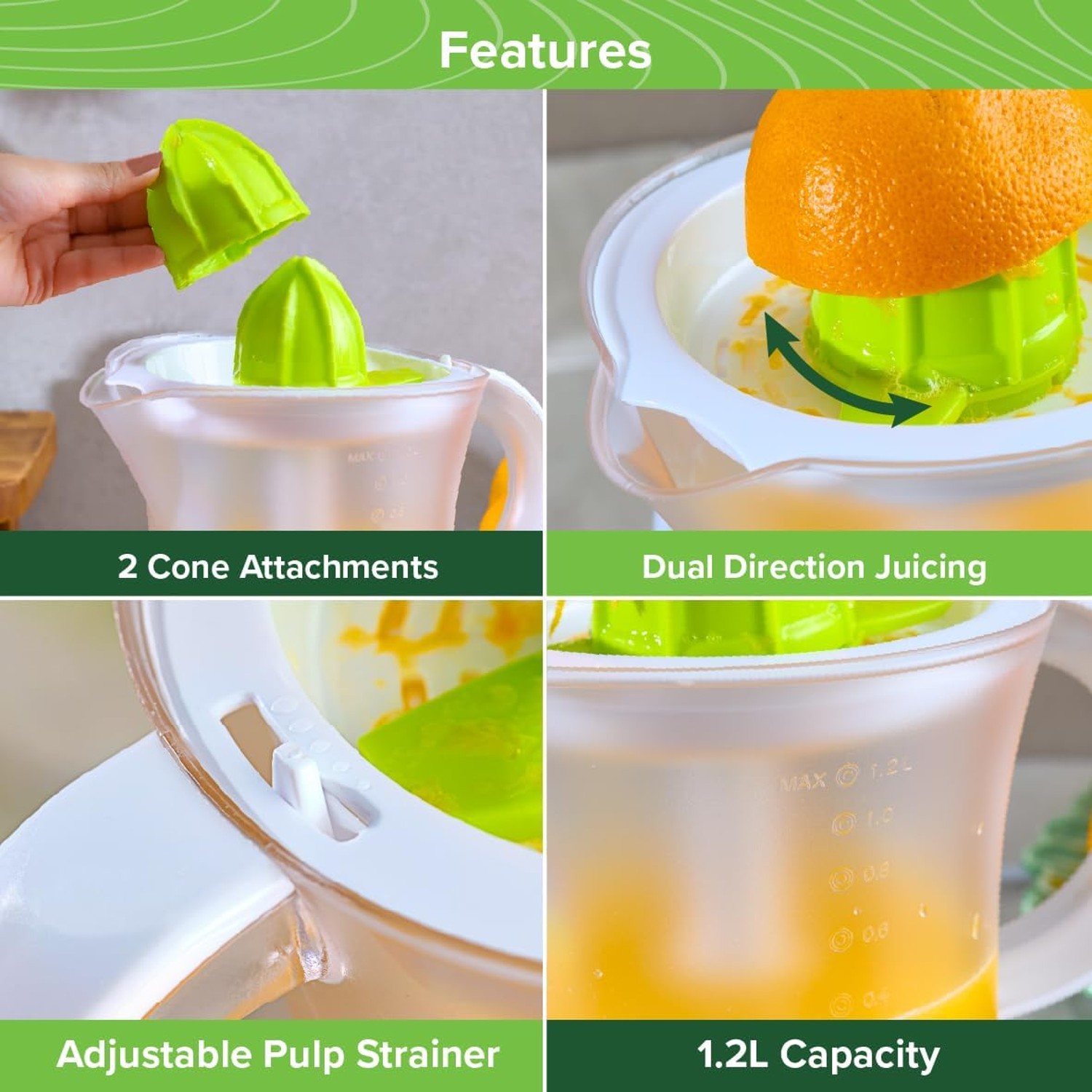 Nutri-Q 34210 Quick Press Electric Citrus Juicer — image 4