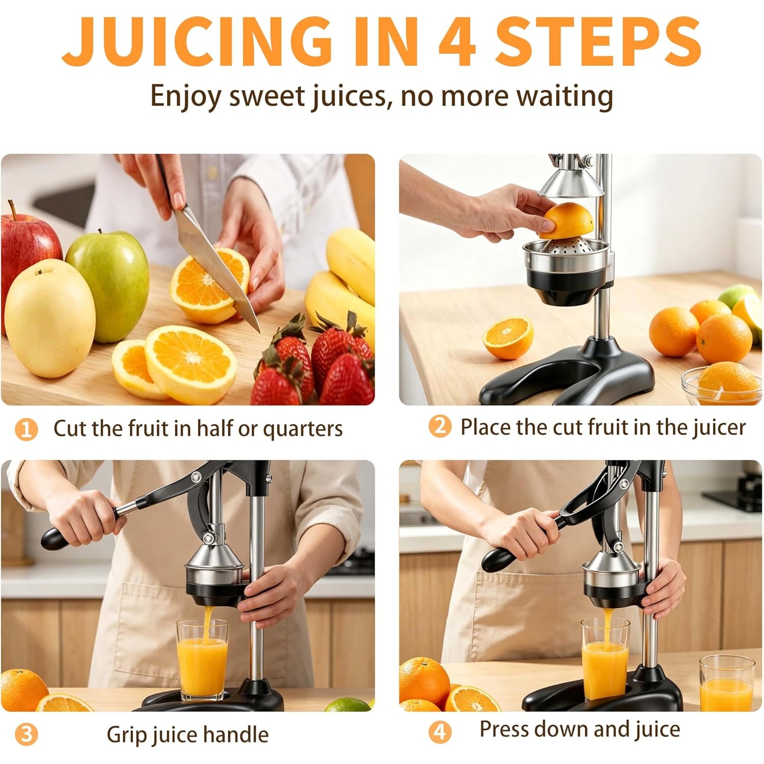 Cast Iron Manual Citrus Juicer — image 2