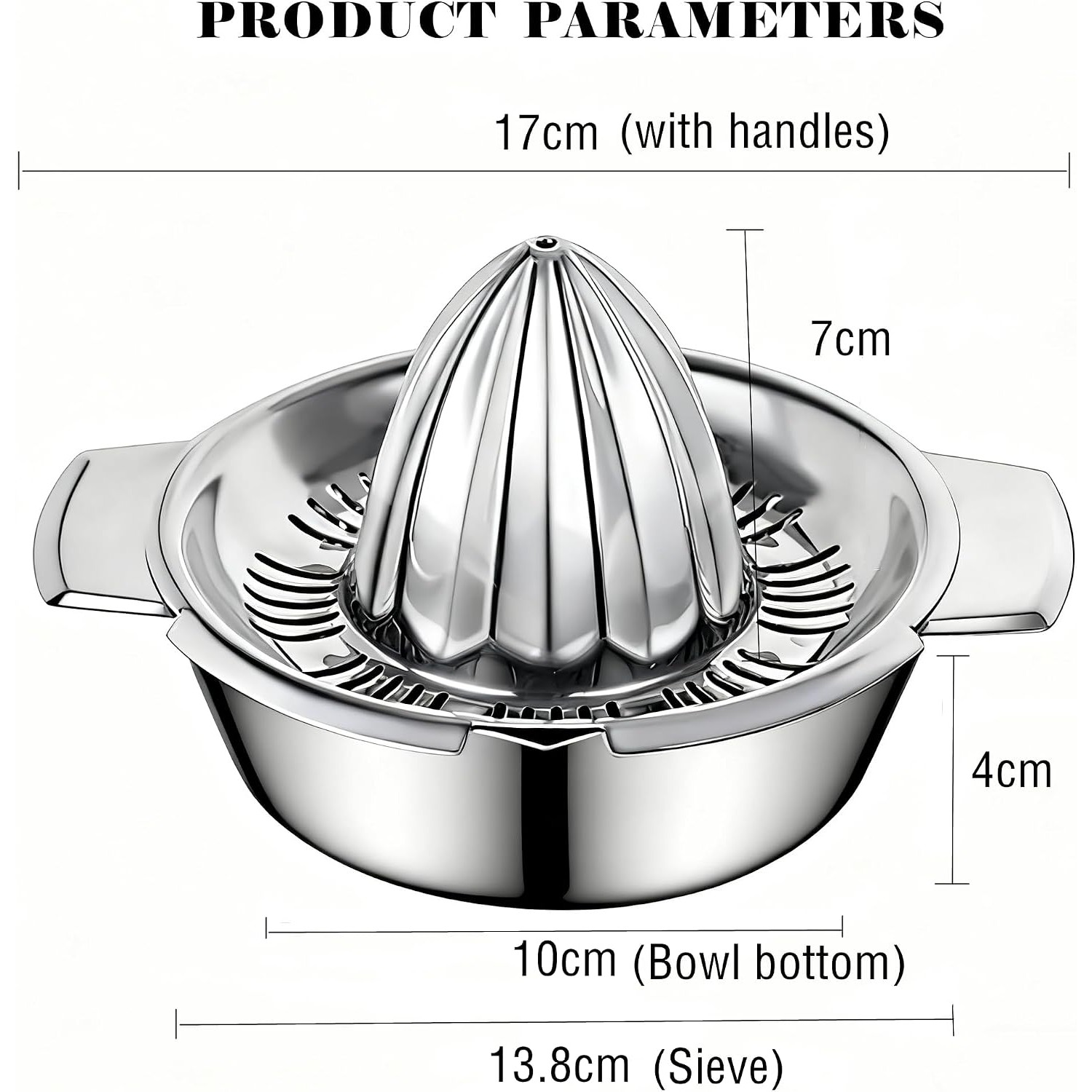 Ikakabek Manual Citrus Juicer with Container — image 3
