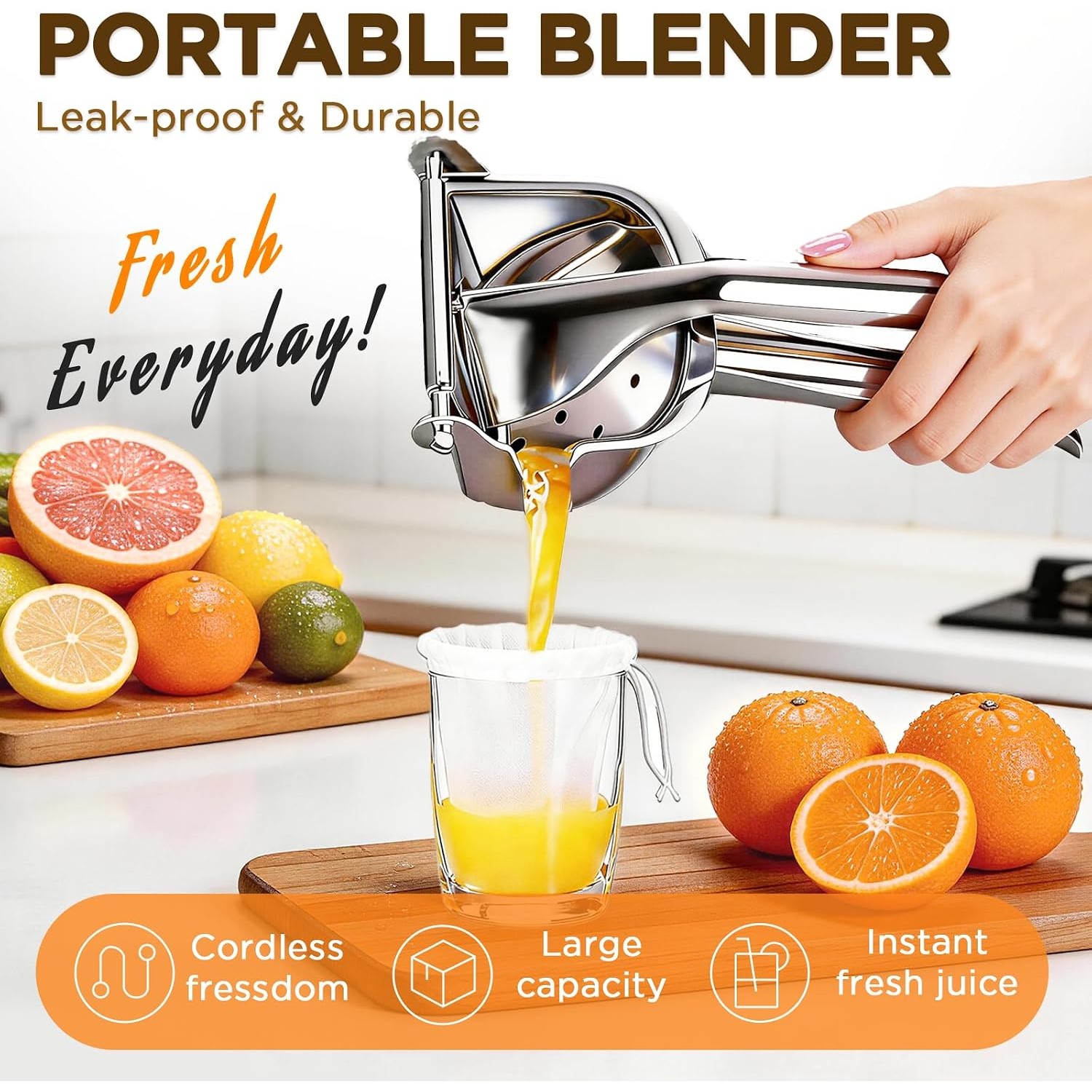 imgrose Manual Fruit Juice Squeezer — image 4