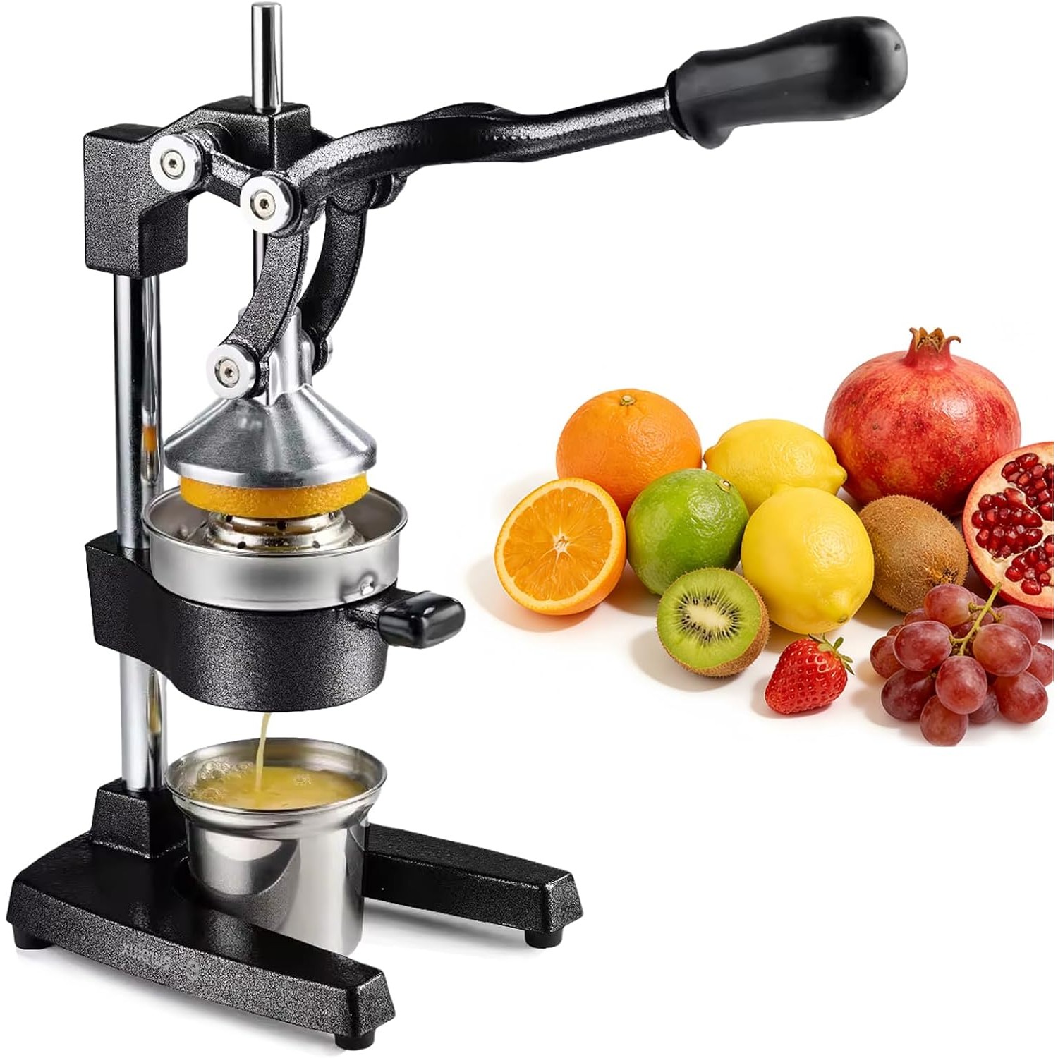 MEETOZ Cast Iron Commercial Manual Juicer