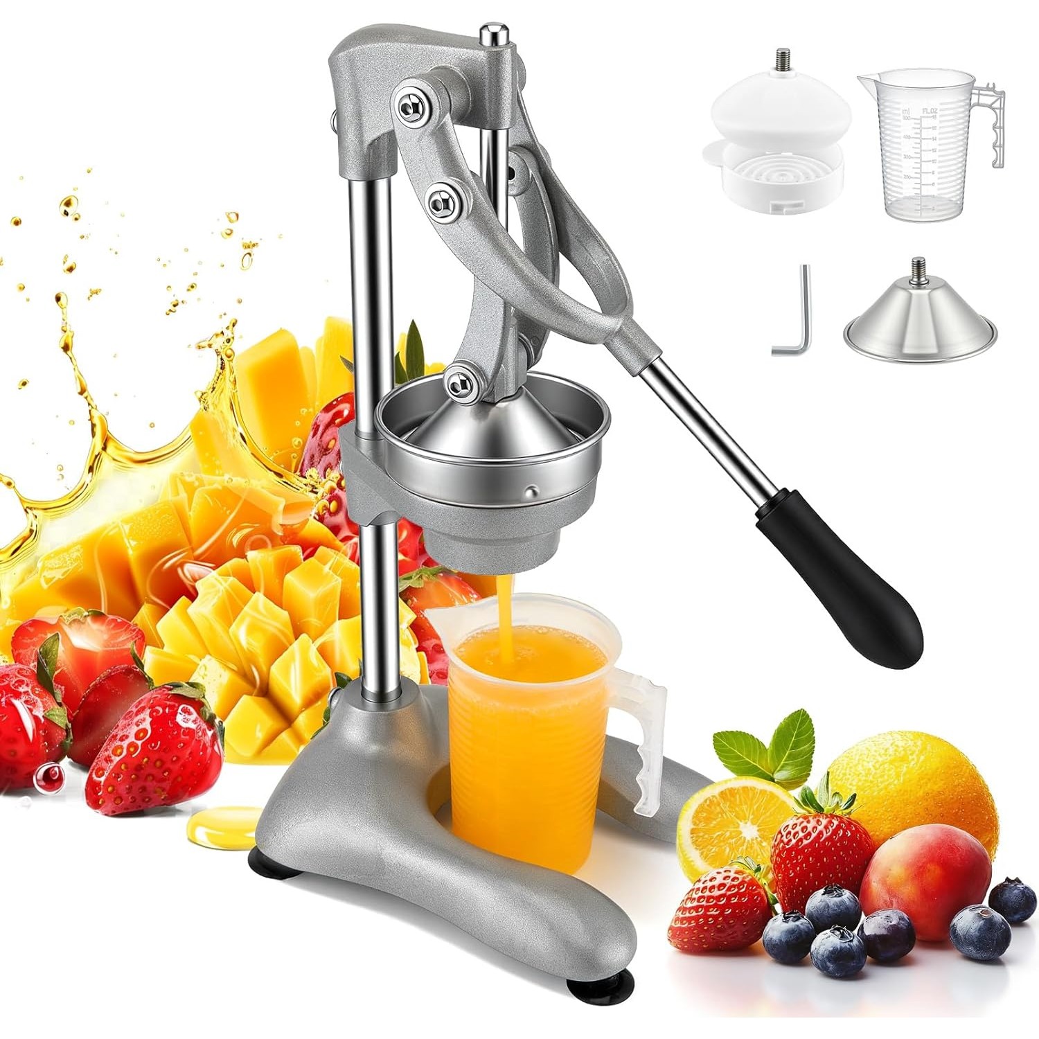 Normodic 304 Stainless Steel Manual Citrus Press