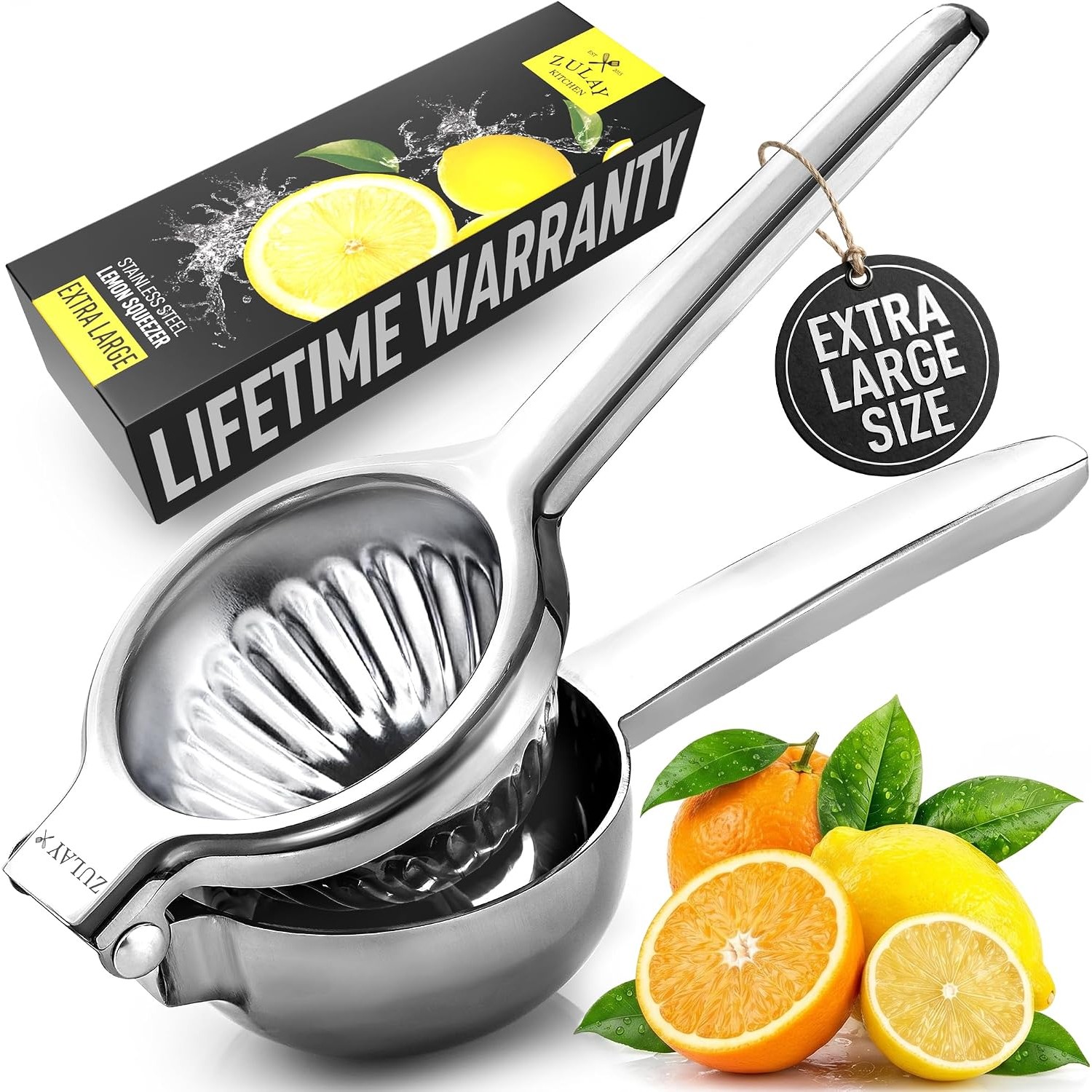 Zulay Kitchen Extra Large Lemon Squeezer