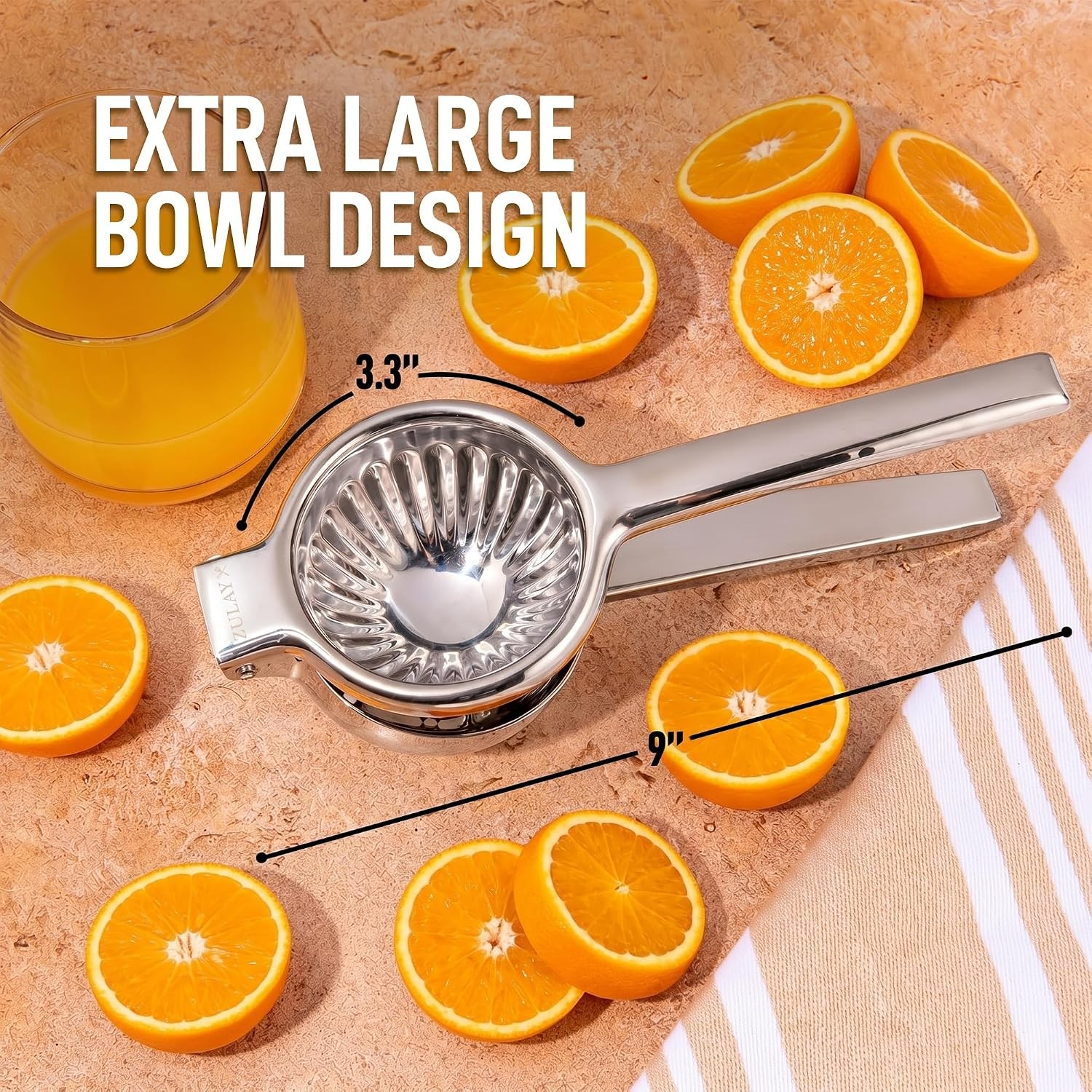 Zulay Kitchen Extra Large Lemon Squeezer — image 2